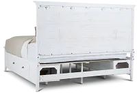 Heron Cove White Panel Storage Bed