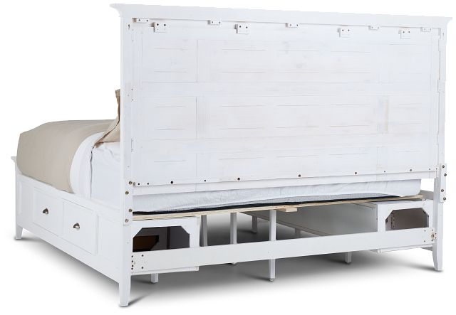 Heron Cove White Panel Storage Bed