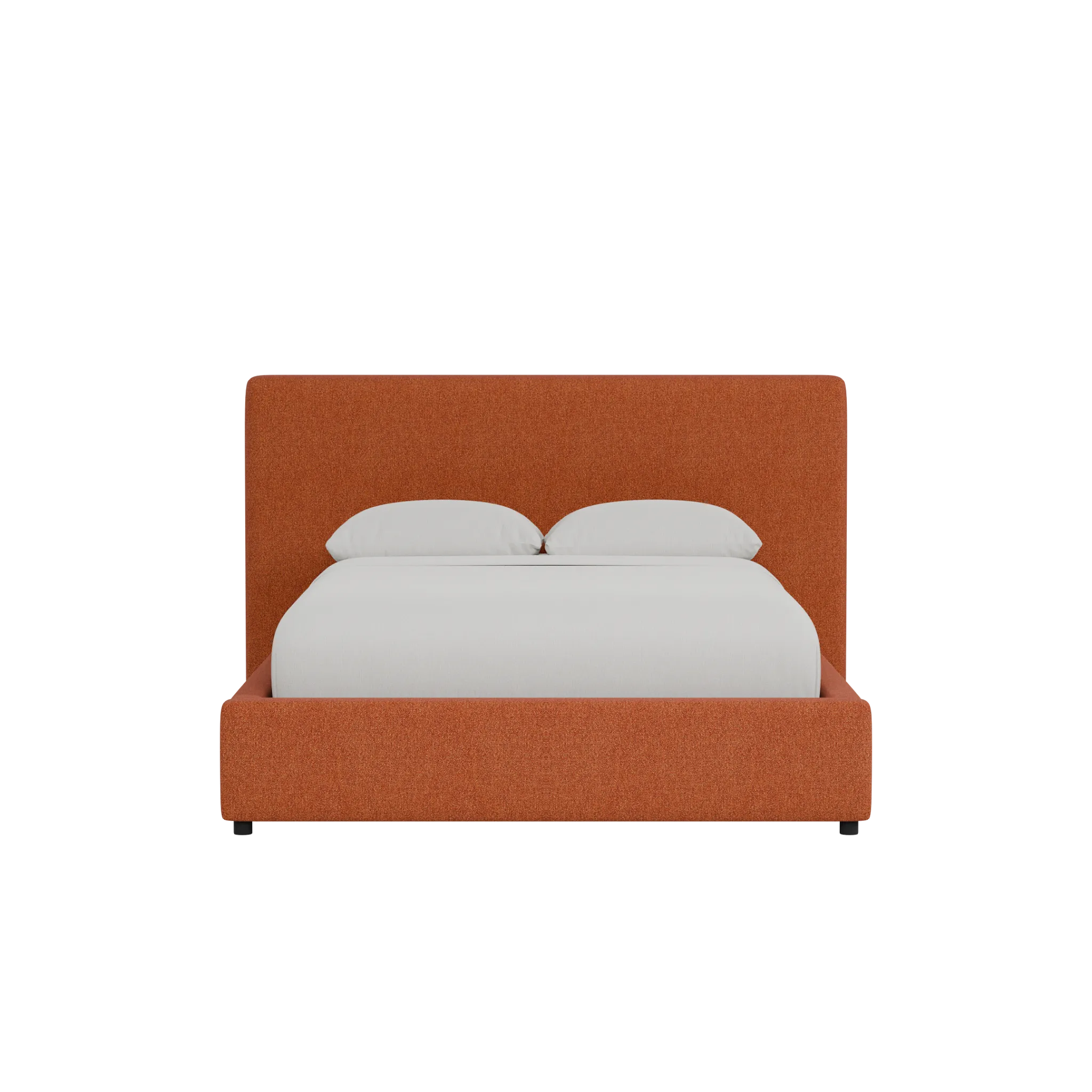 Grayton Elite Medium Brown 44" Upholstered Platform Bed
