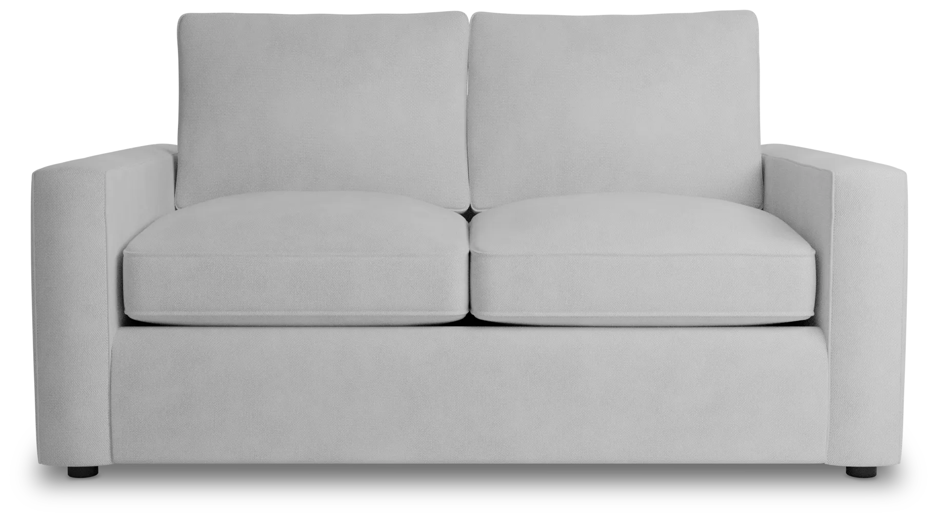 Siesta Peyton White Fabric Loveseat