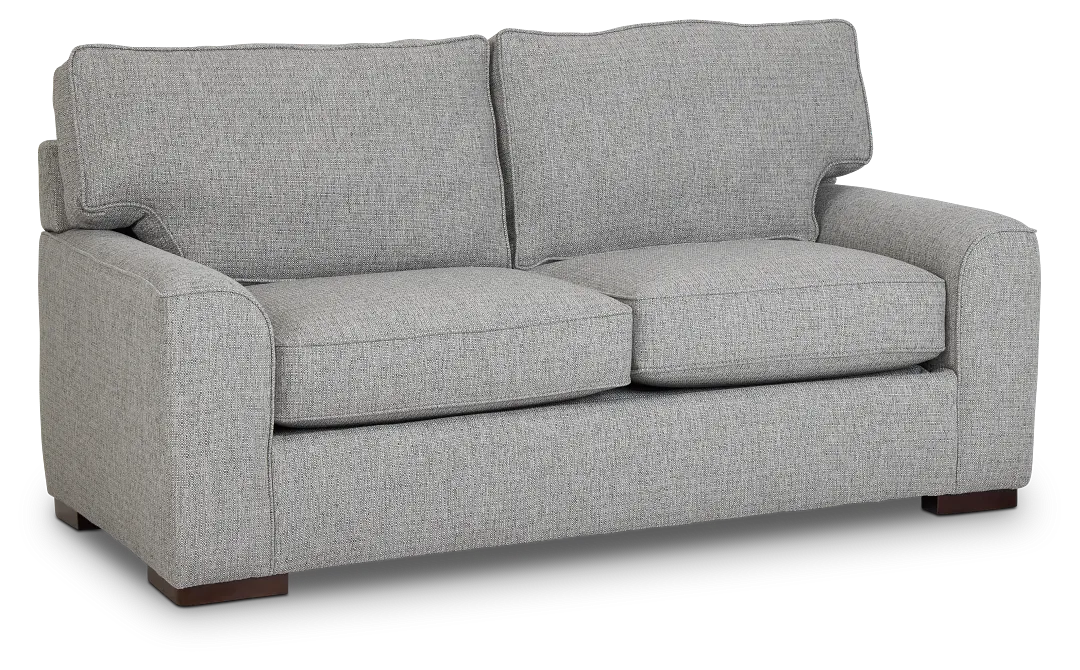 Austin Gray Fabric Memory Foam Sleeper