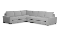 Edgewater Delray Light Gray Medium Two-arm Sectional