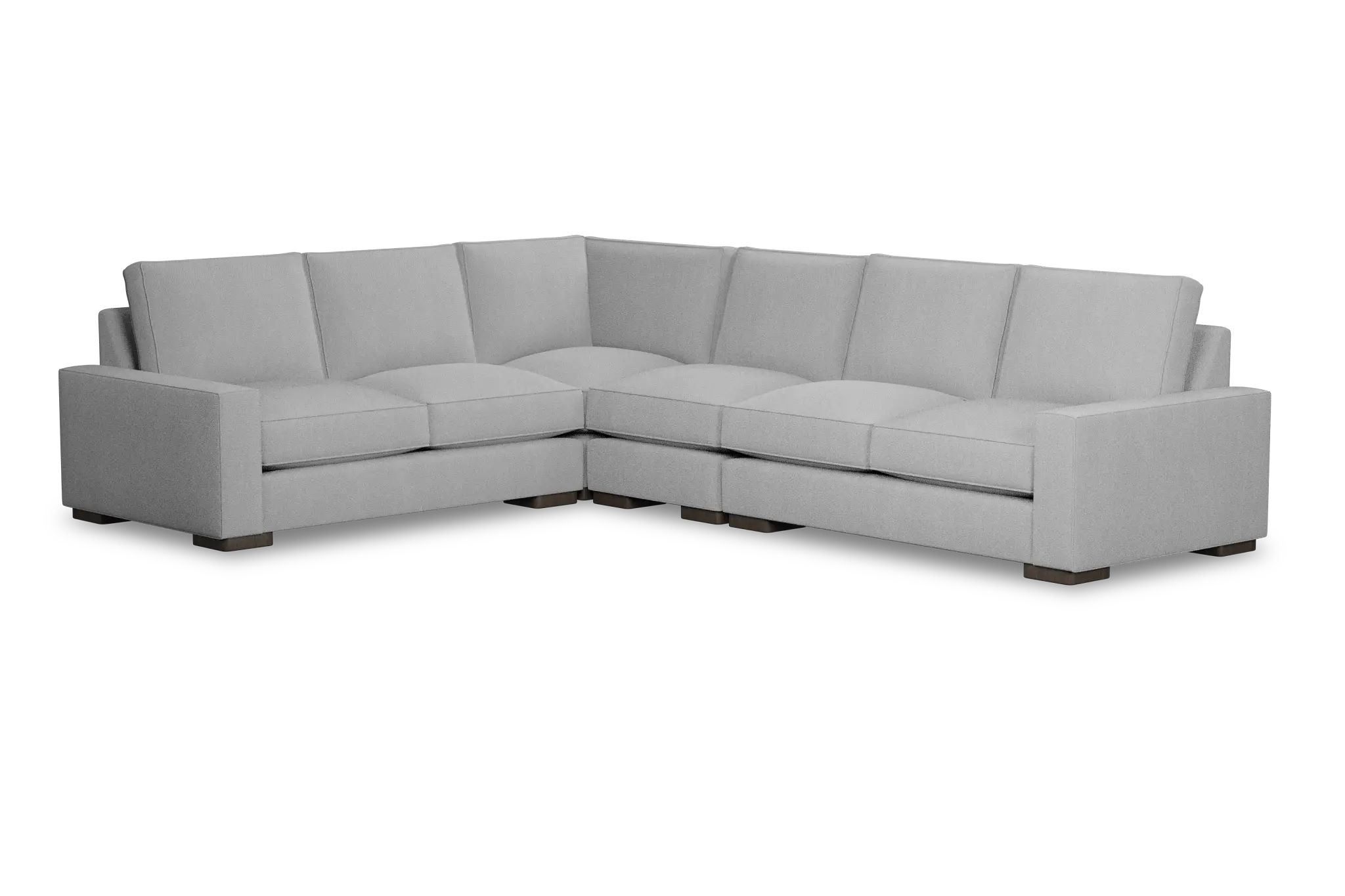Edgewater Delray Light Gray Medium Two-arm Sectional Edgewater Delray Light Gray Medium Two-arm Sectional