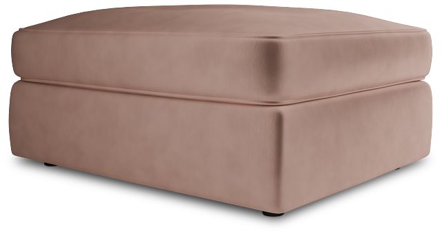 Siesta Joya Light Pink Fabric Ottoman