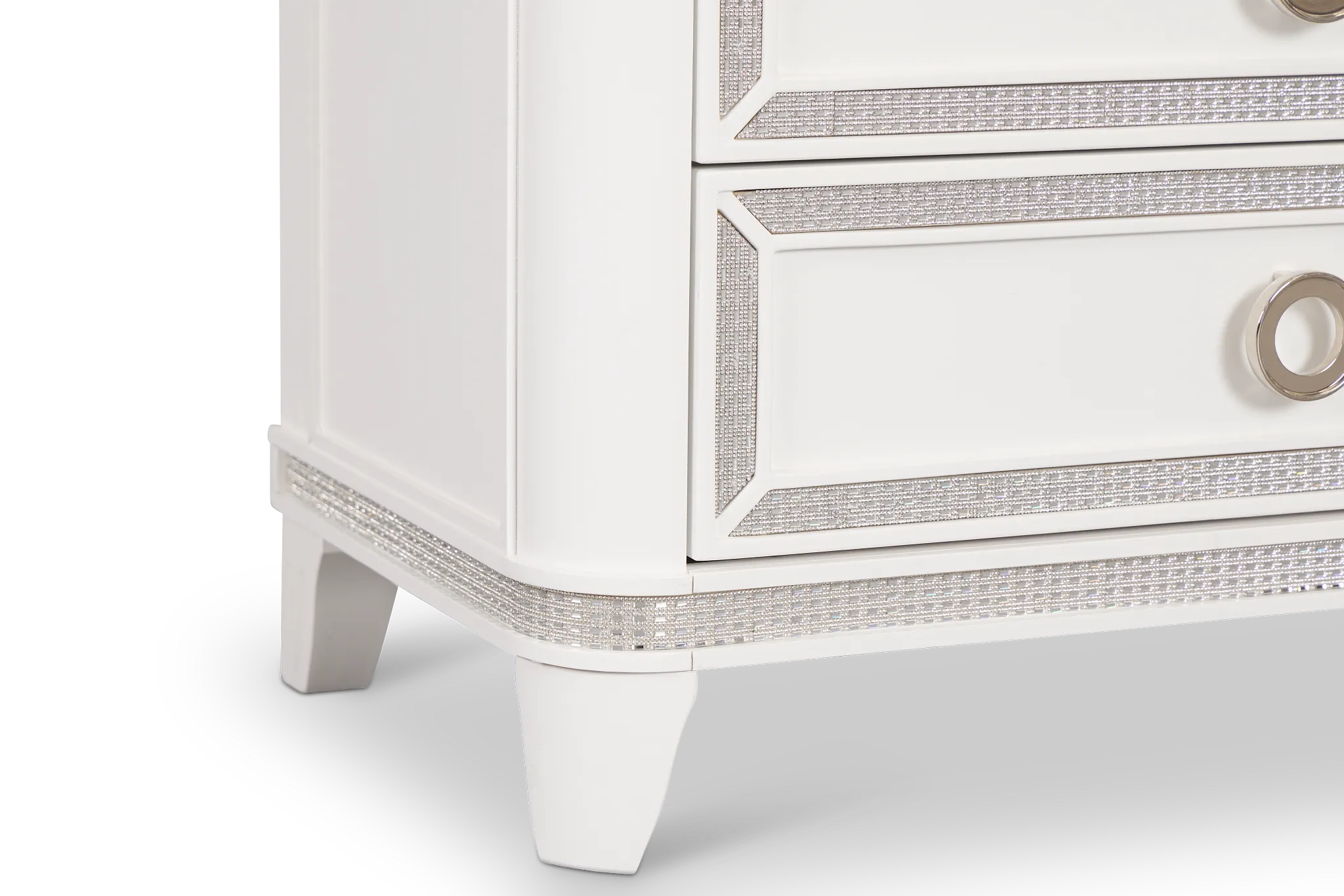 Milan White Youth Drawer Chest
