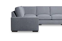 Edgewater Elevation Gray Medium Right Chaise Sectional