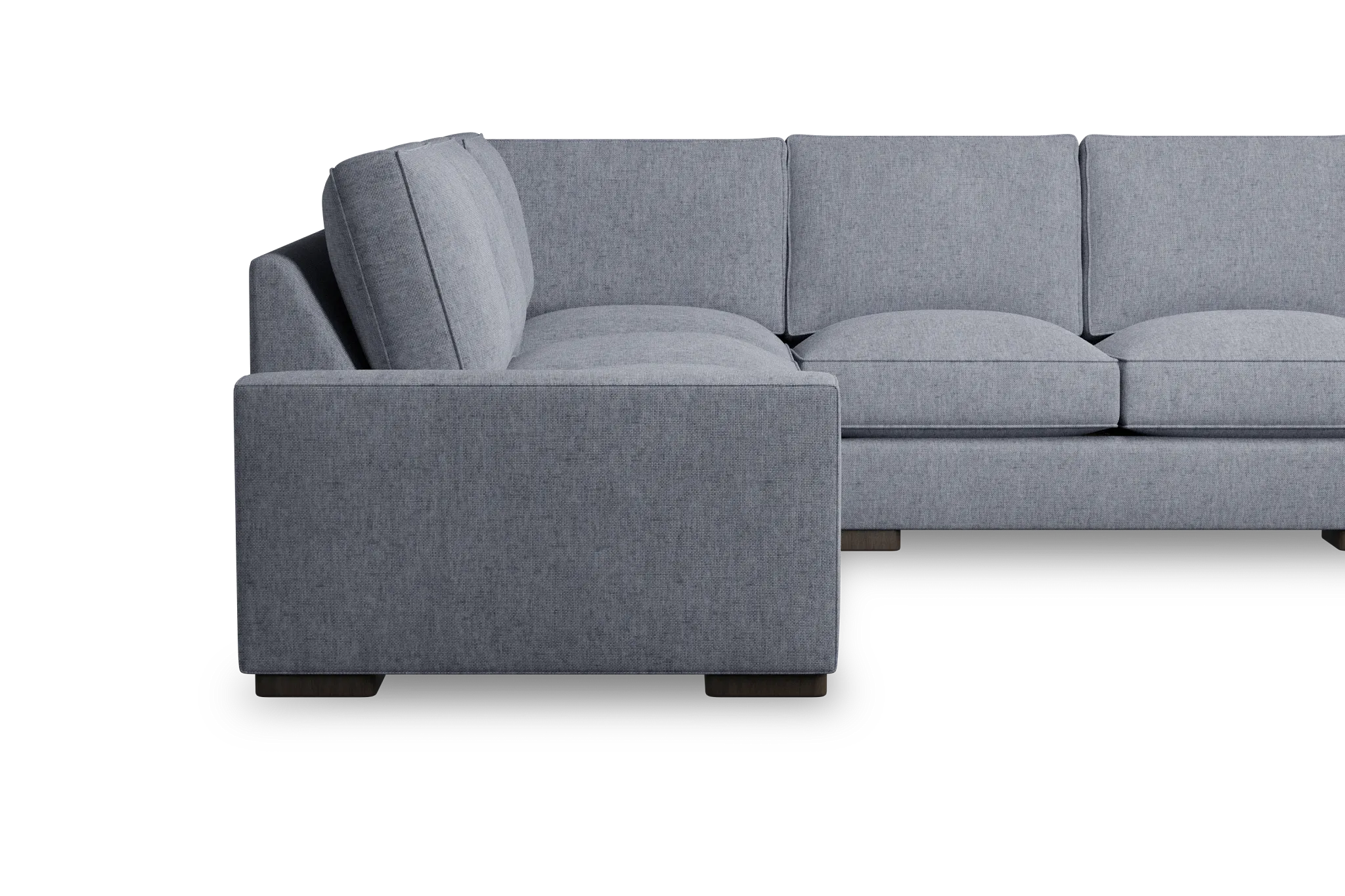 Edgewater Elevation Gray Medium Right Chaise Sectional