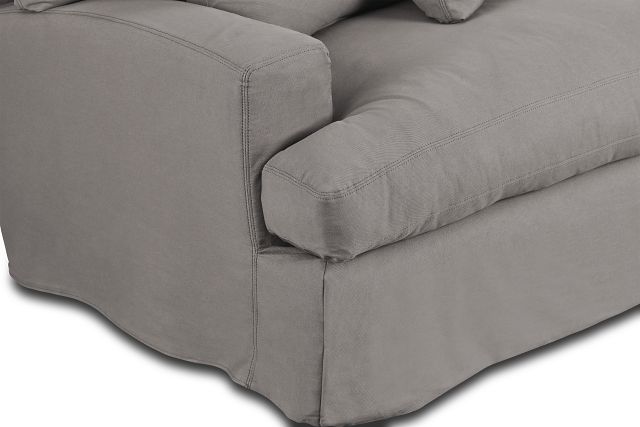 Delilah Gray Fabric Sofa