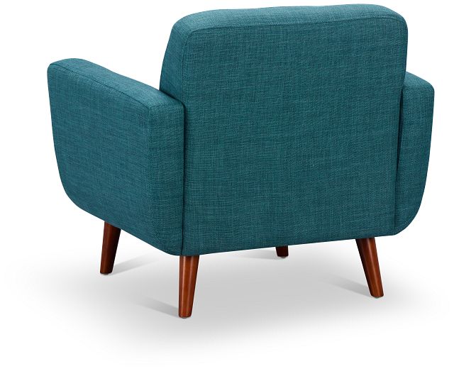 Raya Dark Teal Fabric Chair