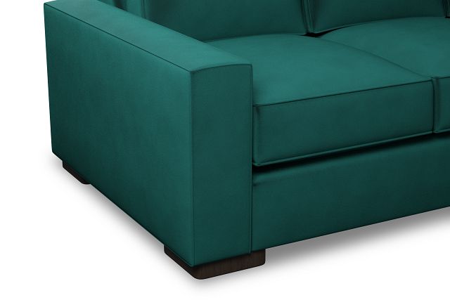 Edgewater Joya Green 84" Sofa W/ 3 Cushions