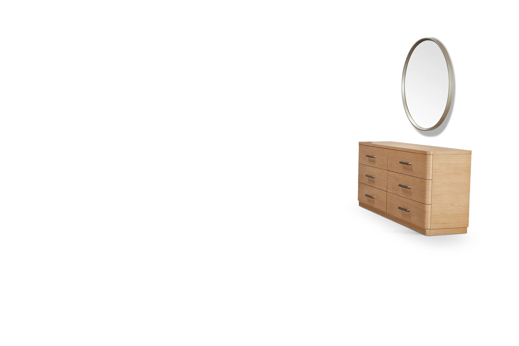 Malibu Light Tone Dresser & Mirror