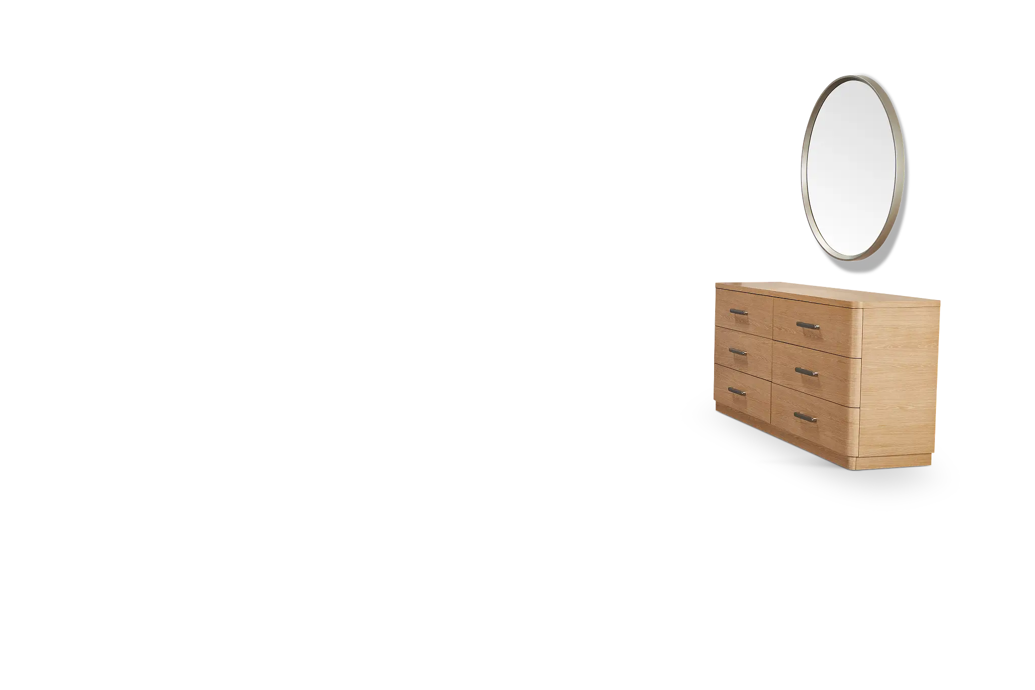 Malibu Light Tone Dresser & Mirror Malibu Light Tone Dresser & Mirror