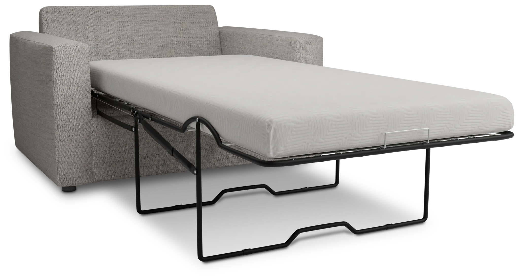 Siesta Maguire Pewter Fabric Memory Foam Sleeper