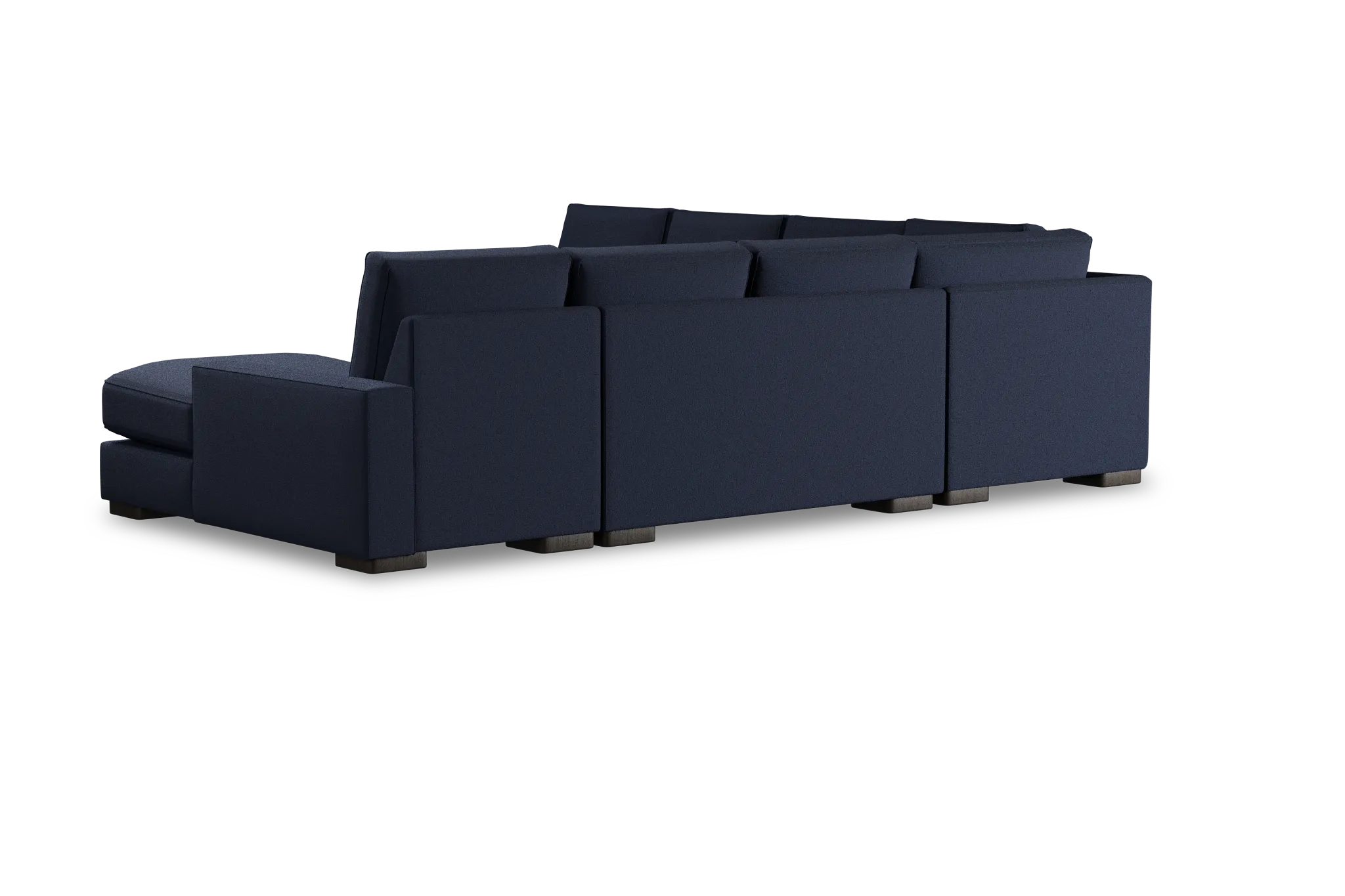 Edgewater Peyton Dark Blue Large Right Chaise Sectional