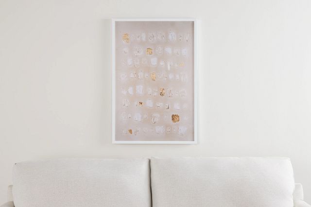 Tilas Light Beige Framed Wall Art