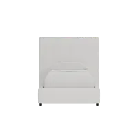 Grayton Lucy Light Beige 54" Upholstered Platform Bed