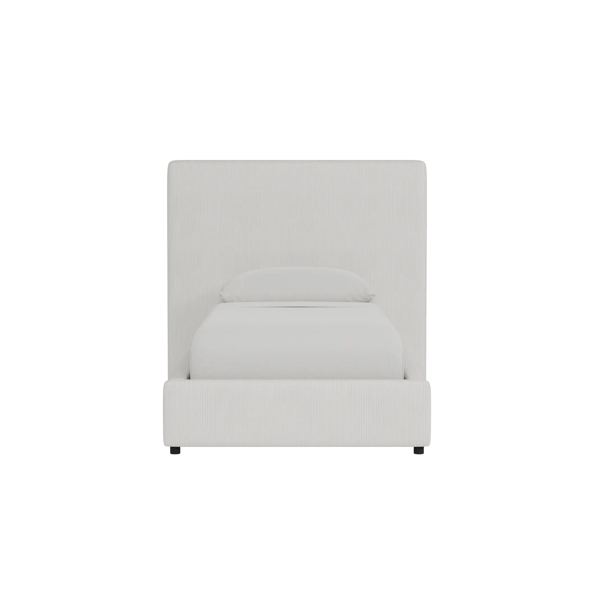 Grayton Lucy Light Beige 54" Upholstered Platform Bed Grayton Lucy Light Beige 54" Upholstered Platform Bed