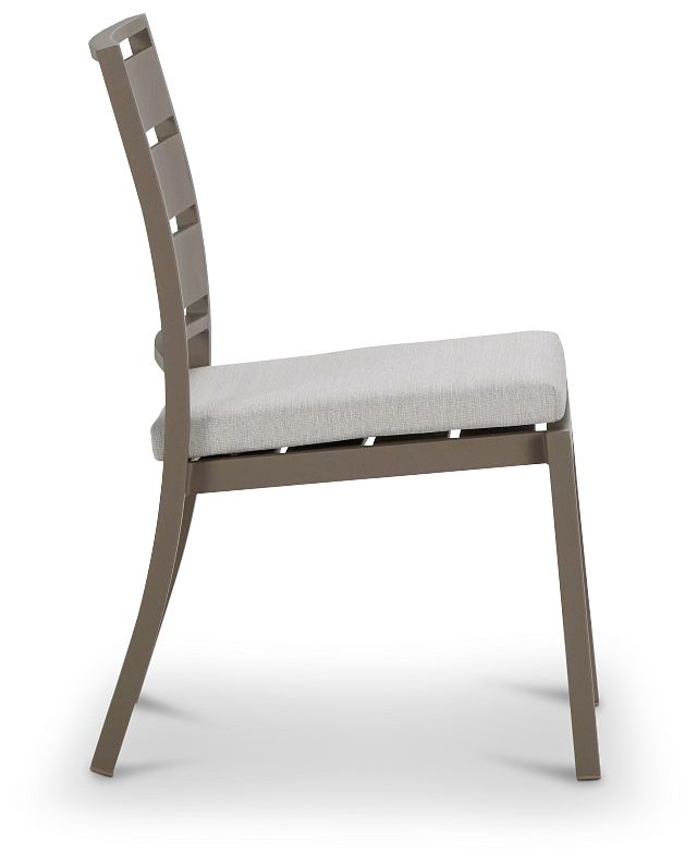 Raleigh White Aluminum Side Chair (1)