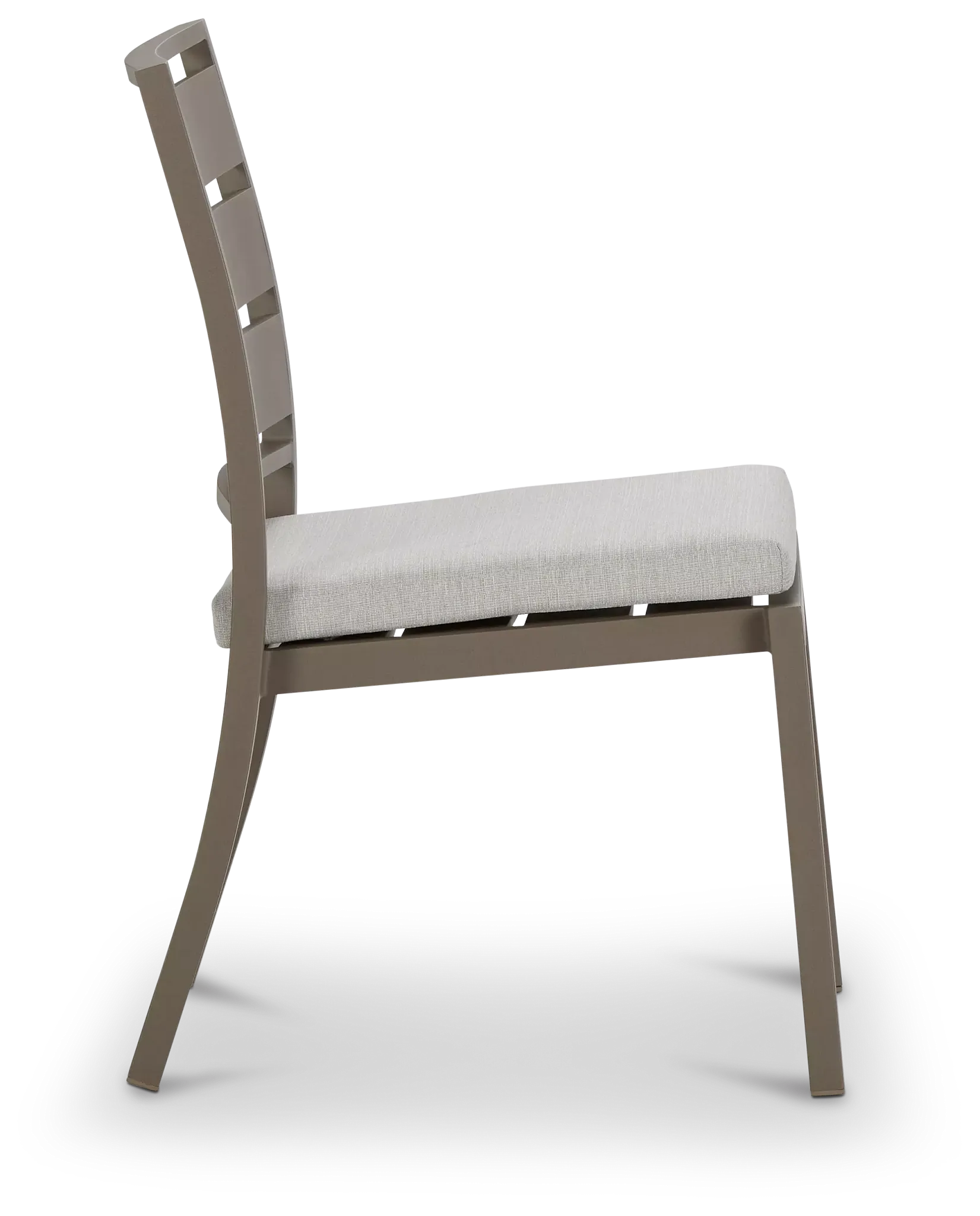 Raleigh White Aluminum Side Chair