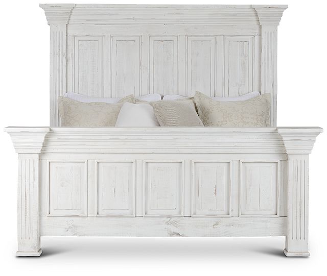 Davenport White Panel Bed