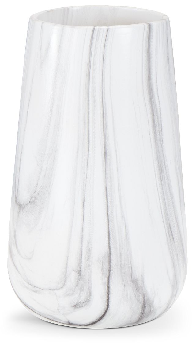Stellan White Medium Vase