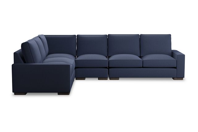 Edgewater Peyton Dark Blue Medium Two-arm Sectional