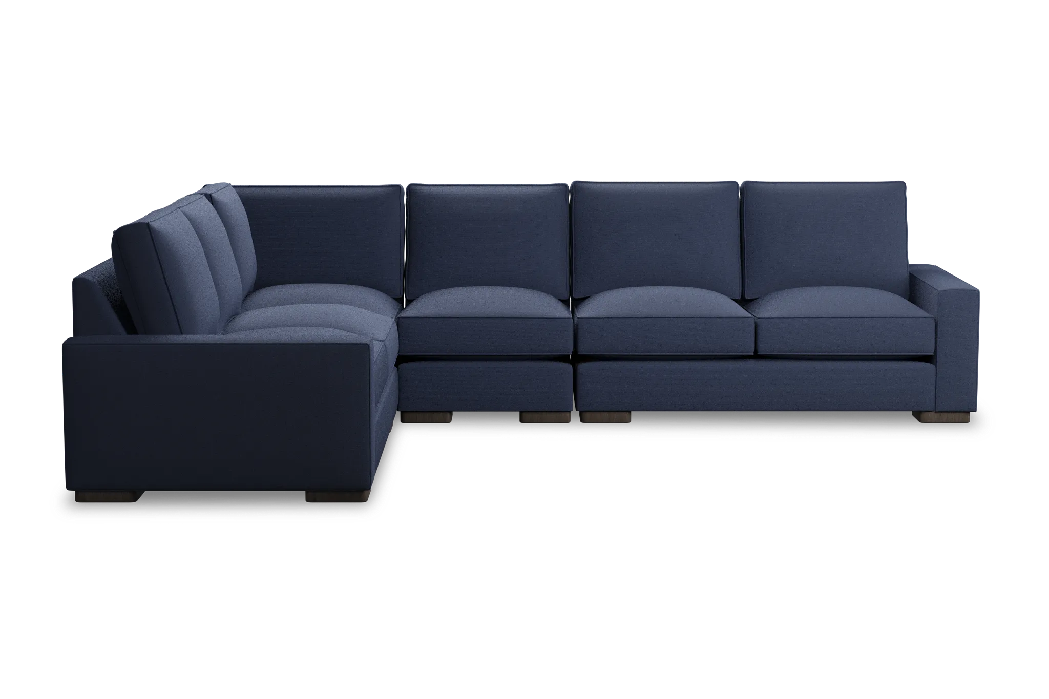 Edgewater Peyton Dark Blue Medium Two-arm Sectional