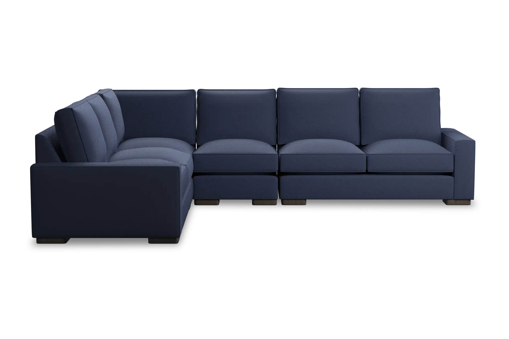 Edgewater Peyton Dark Blue Medium Two-arm Sectional Edgewater Peyton Dark Blue Medium Two-arm Sectional