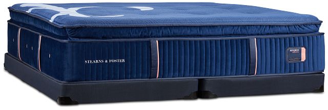 Stearns & Foster Reserve Soft Euro Pillow Top Low-profile Mattress Set