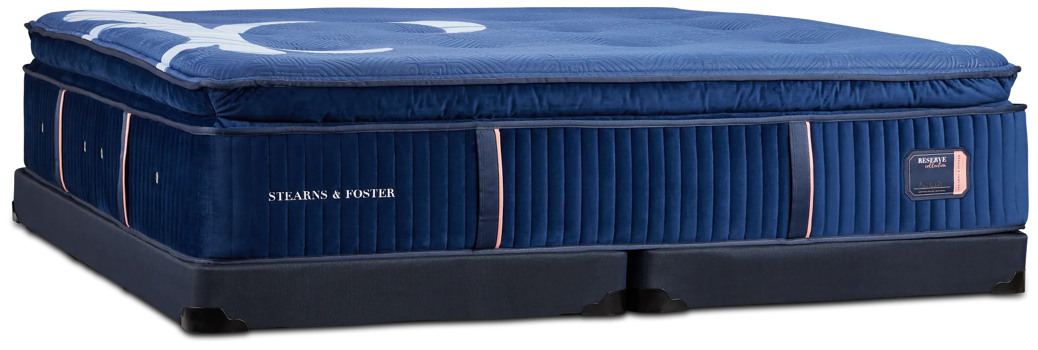 Stearns & Foster Reserve Soft Euro Pillow Top Low-profile Mattress Set