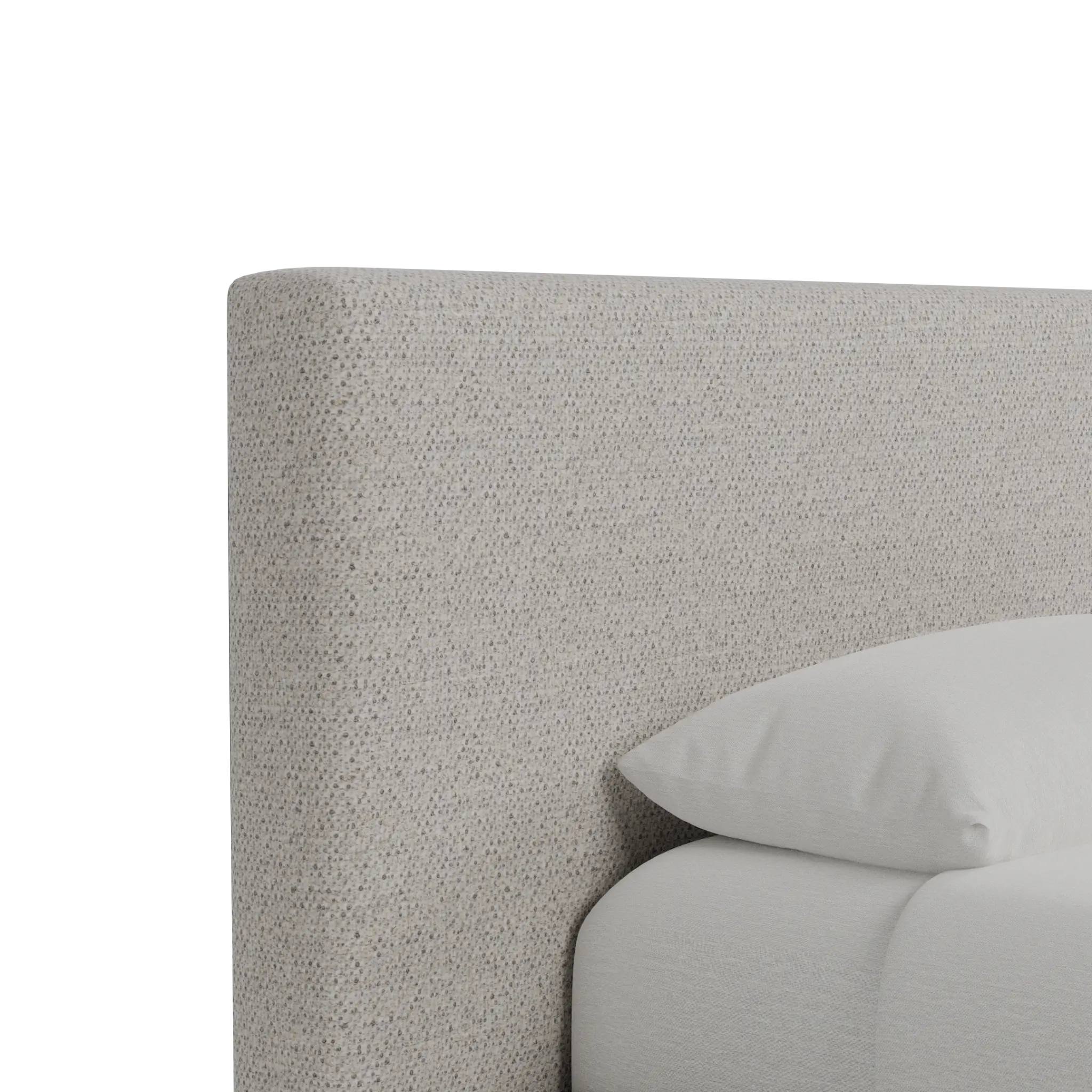 Grayton Suave White 44" Upholstered Platform Bed Grayton Suave White 44" Upholstered Platform Bed