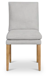 Willow Gray Fabric Upholstered Side Chair