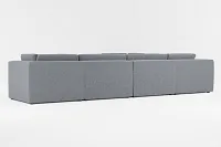 Destin Elevation Gray Fabric 6-piece Modular Sectional