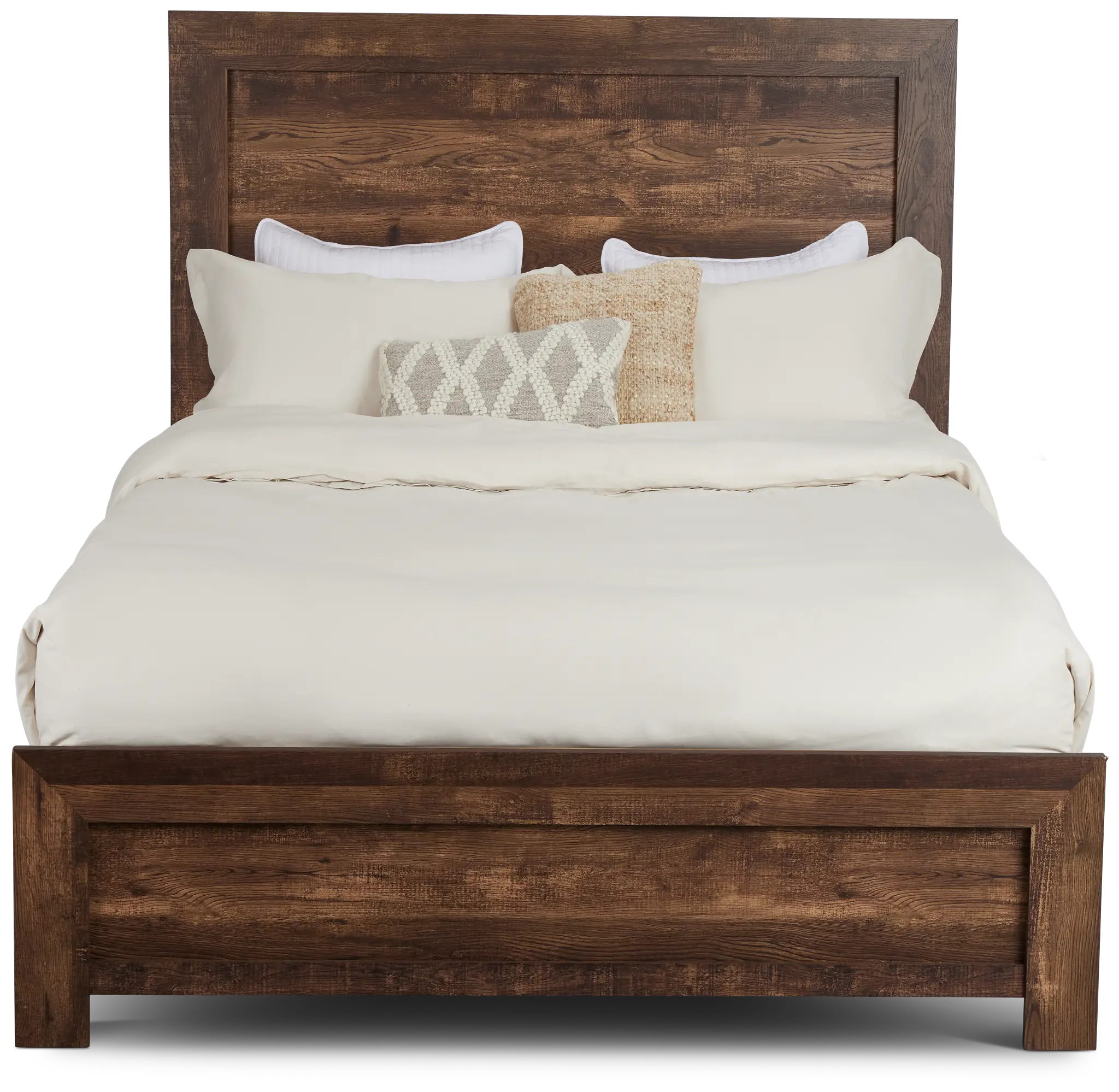 Ollie Dark Tone Panel Bed Ollie Dark Tone Panel Bed