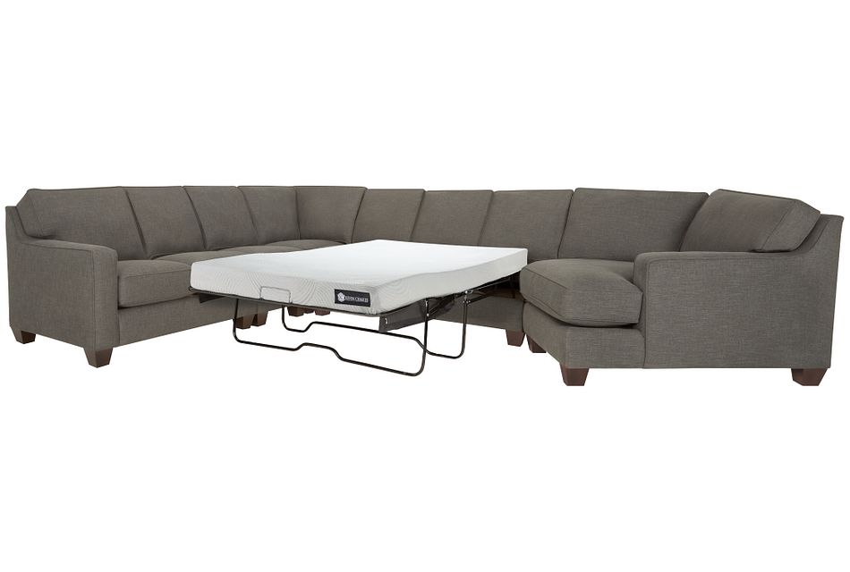 York Dark Gray Cool Mfoam Large Right Cuddler Memory Foam Sleeper Sectional Living Room Sectionals City Furniture The light grey small section from wade logan furniture has a faux leather modern style that can work well. york dark gray cool mfoam large right cuddler memory foam sleeper sectional