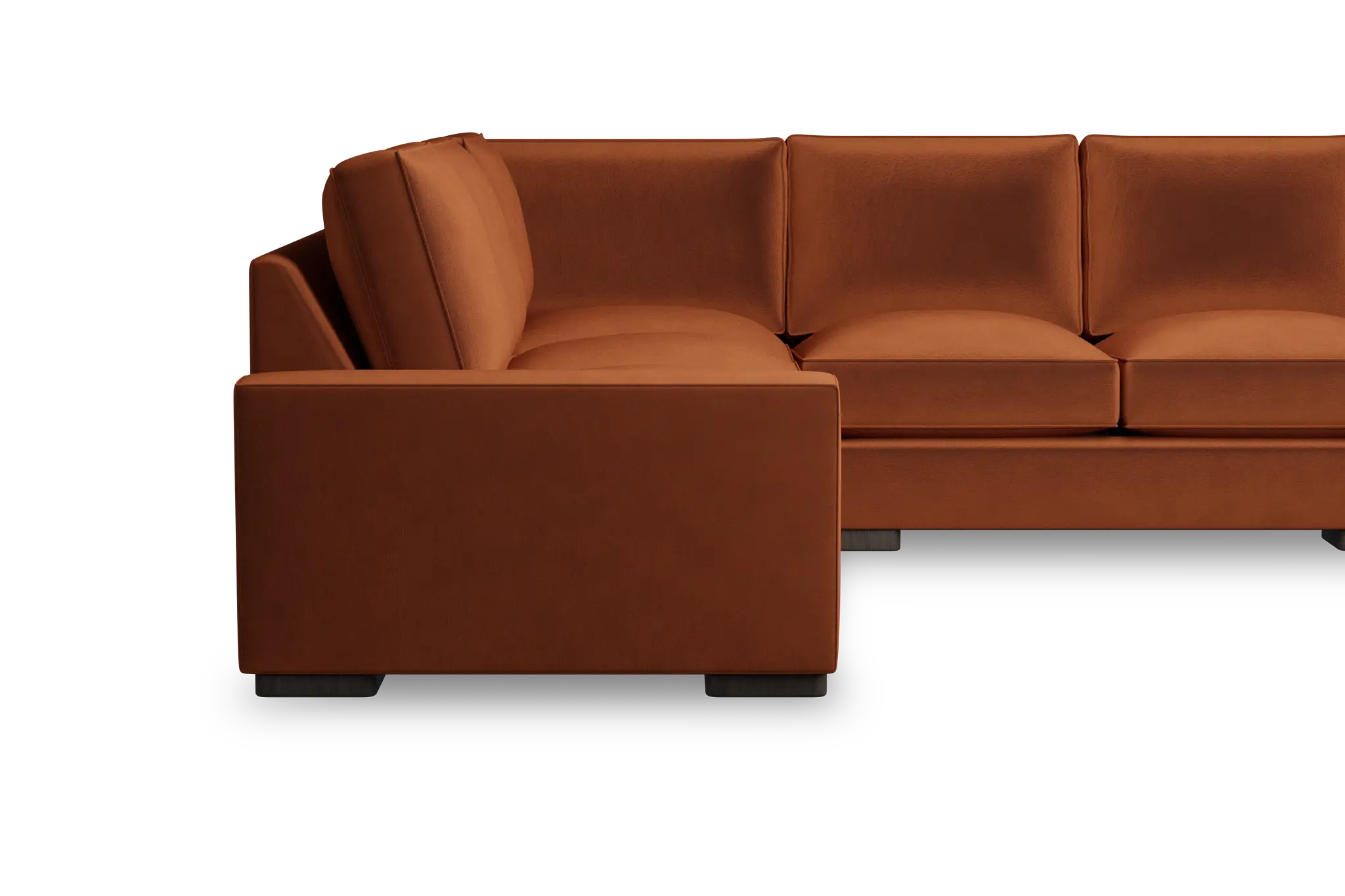 Edgewater Joya Orange Medium Right Chaise Sectional Edgewater Joya Orange Medium Right Chaise Sectional