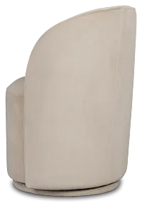 Claude Light Beige Velvet Upholstered Side Chair