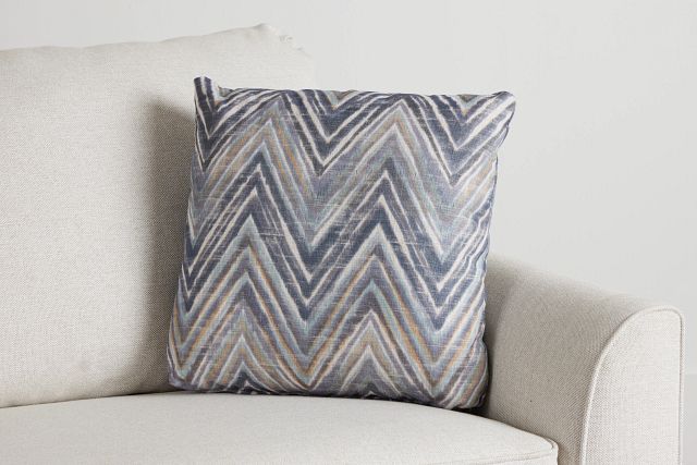 Zezster Gray Fabric 18" Accent Pillow (0)