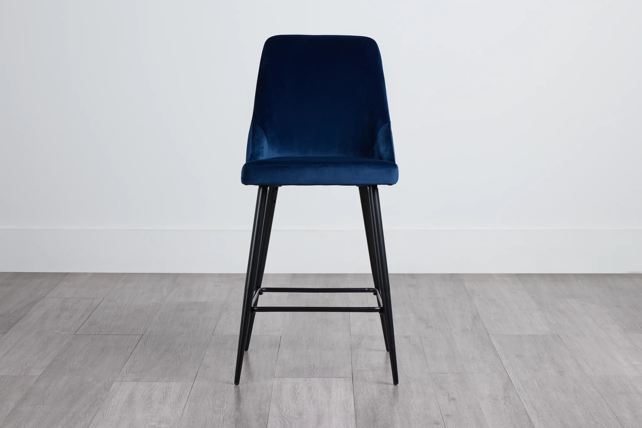 Cameo Dark Blue 27" Upholstered Barstool