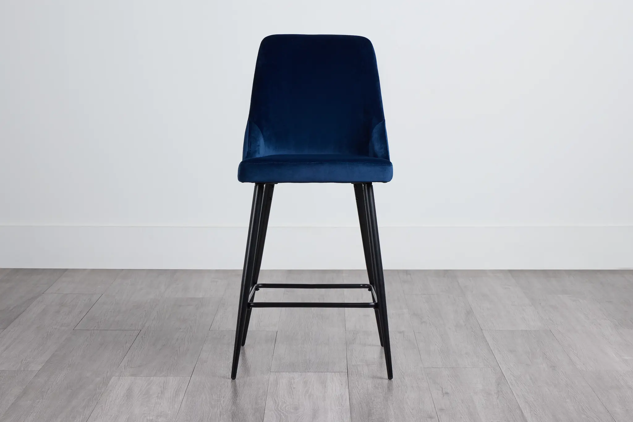 Cameo Dark Blue 27" Upholstered Barstool Cameo Dark Blue 27" Upholstered Barstool