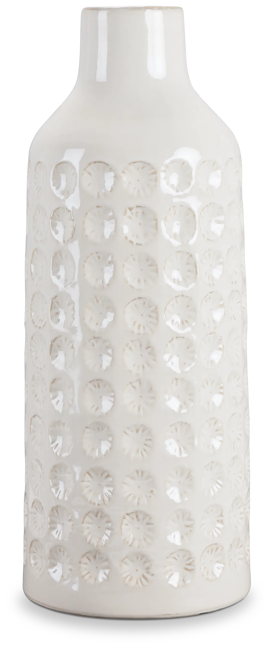 Lynn White Medium Vase