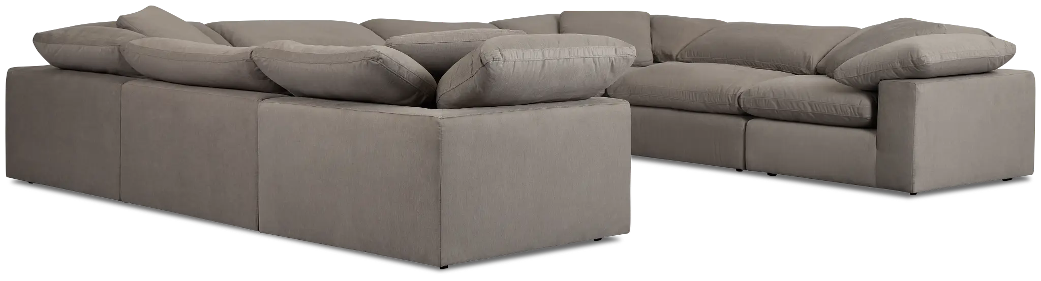 Nixon Light Gray Fabric Two-arm Sectional Nixon Light Gray Fabric Two-arm Sectional