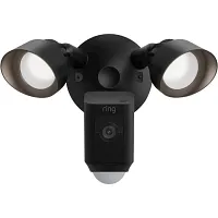 Ring Floodlight Cam Plus Wired Black Outdoor Security Cameras