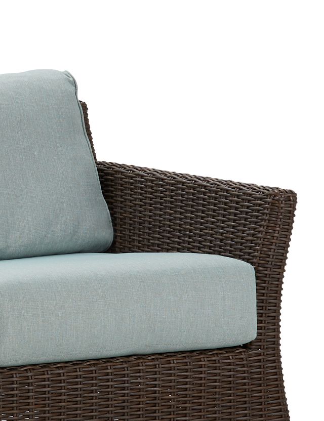 Southport Teal Woven Sofa