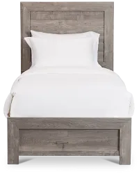 Ollie Gray Panel Bed