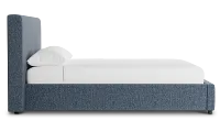 Grayton Maguire Blue 44" Upholstered Platform Bed