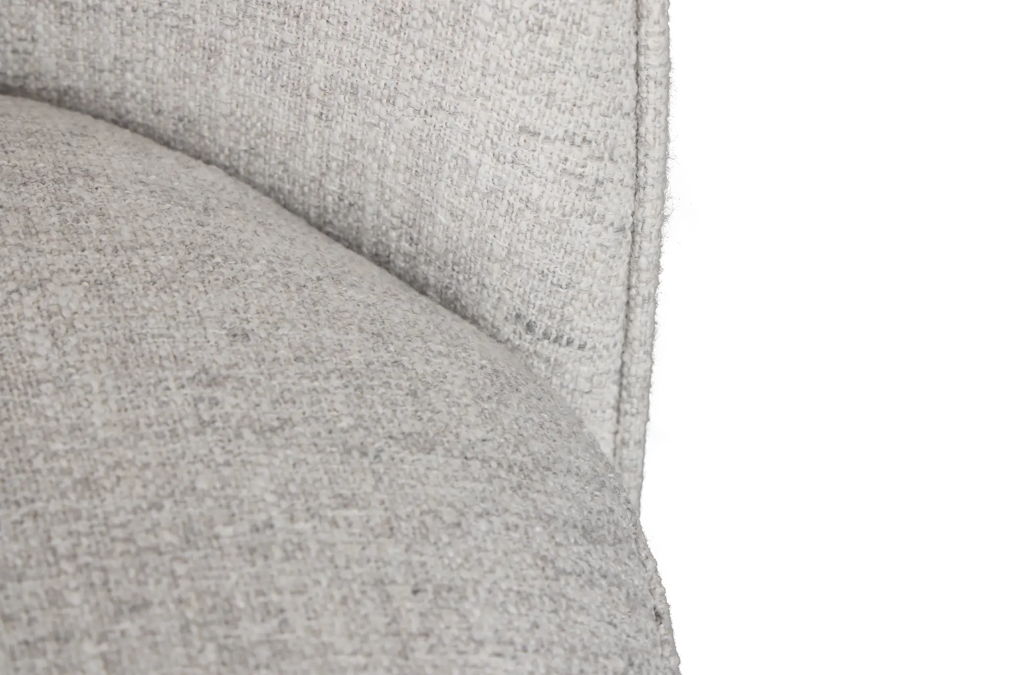 Claude Gray Round Upholstered Side Chair Claude Gray Round Upholstered Side Chair