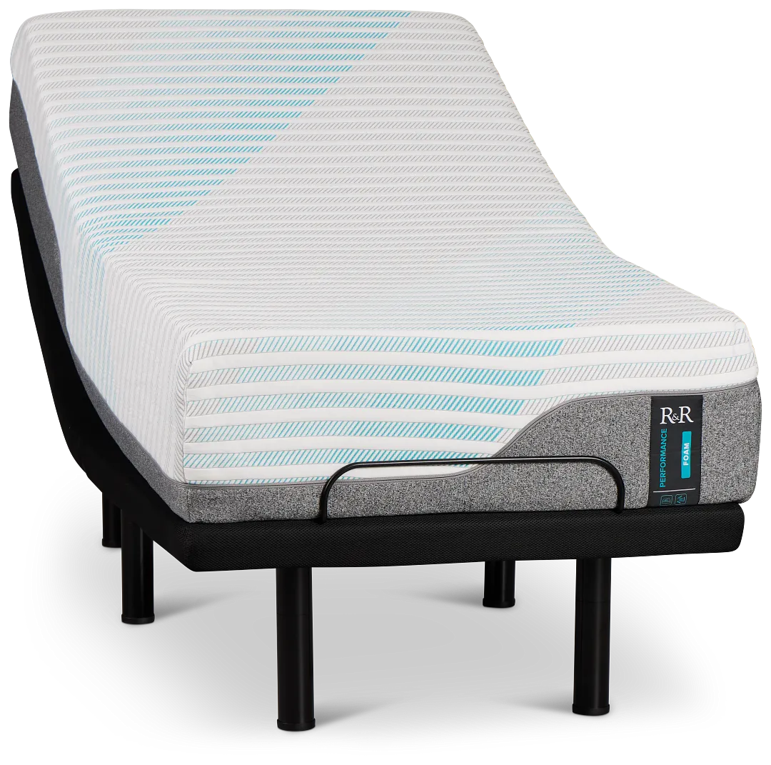 Rest & Renew Performance Firm Deluxe Adjustable Mattress Set