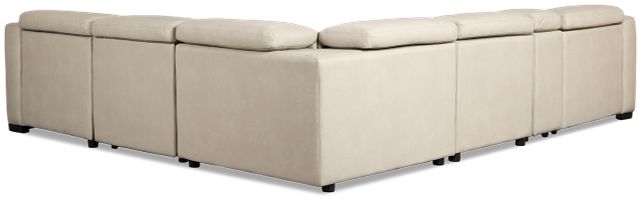 Melody Light Gray Storage Small Dual Power Right Chaise Sectional
