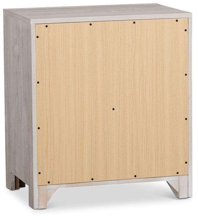 Delray White Nightstand